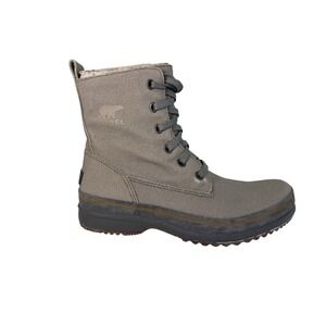 Sorel Woodbine Surplus Boots Sand Color Lace up Mens Size 9 No Box